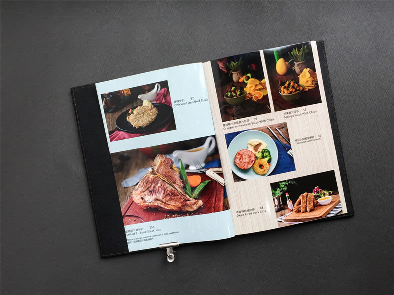 昆明菜谱印刷厂家-以日式菜单设计为例-讲解铆钉精装菜谱如何制作