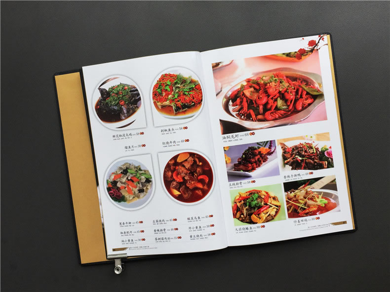忆海文化菜谱菜单制作，创意菜谱设计思路