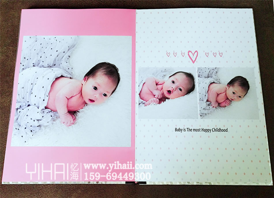 宝宝百天周岁成长寄语相册设计，让爱与回忆永远珍藏-忆海文化