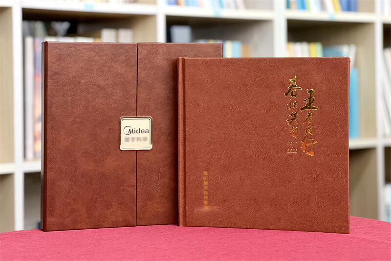 企业集团5周年纪念相册定制-高端纪念相册设计与制作