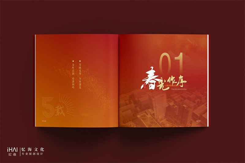 设计制作5周年纪念画册