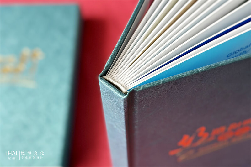 锁线精装女领导工作相册定制-忆海文化