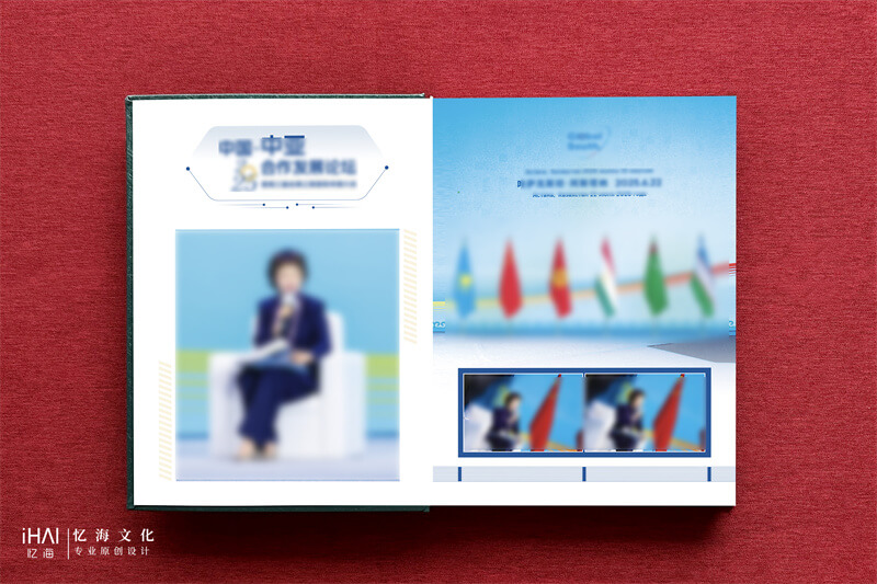 女领导工作纪实纪念相册定制设计-忆海文化