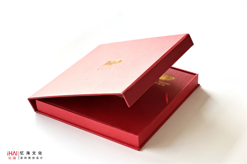 带礼盒企业文化相册定制设计-忆海文化