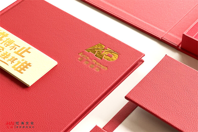 logo烫金企业文化相册制作-忆海文化