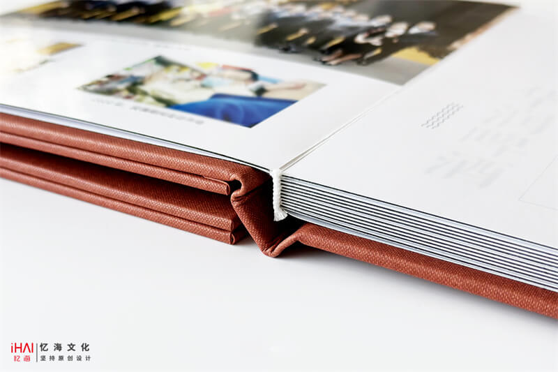 蝴蝶对裱精装领导纪实相册定制-忆海文化