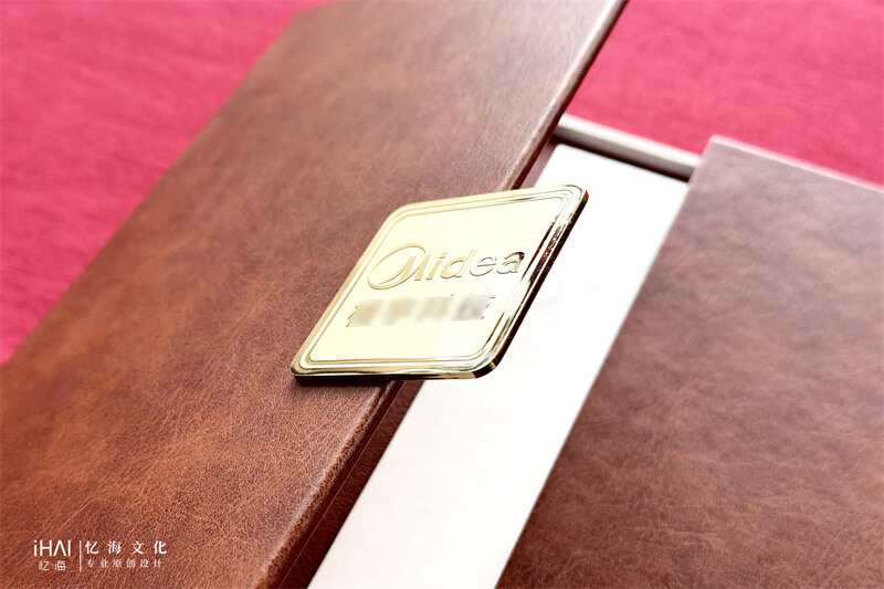 金属铭牌定制企业周年相册-忆海文化