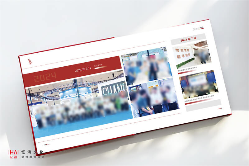 大图设计领导工作纪实相册定制-忆海文化