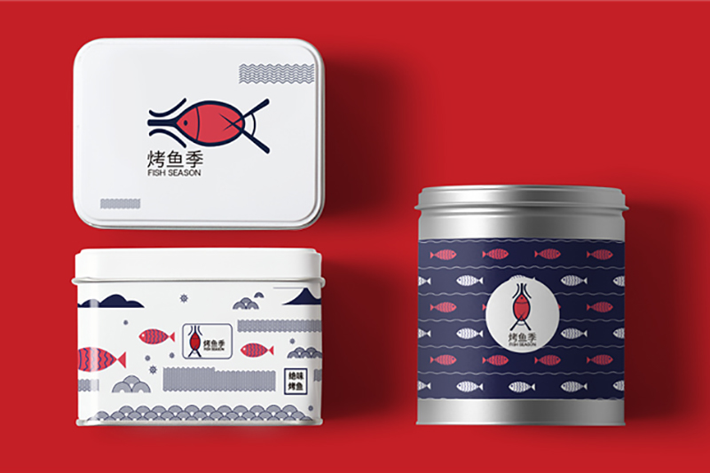 昆明餐厅vi品牌设计公司的创意案例-烤鱼店主题