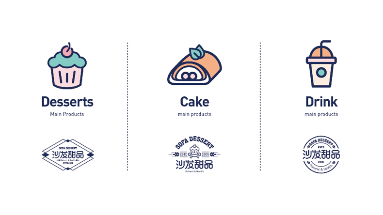 全套甜品店vi设计手册-连锁型蛋糕烘焙品牌店离不开专业vi设计公司