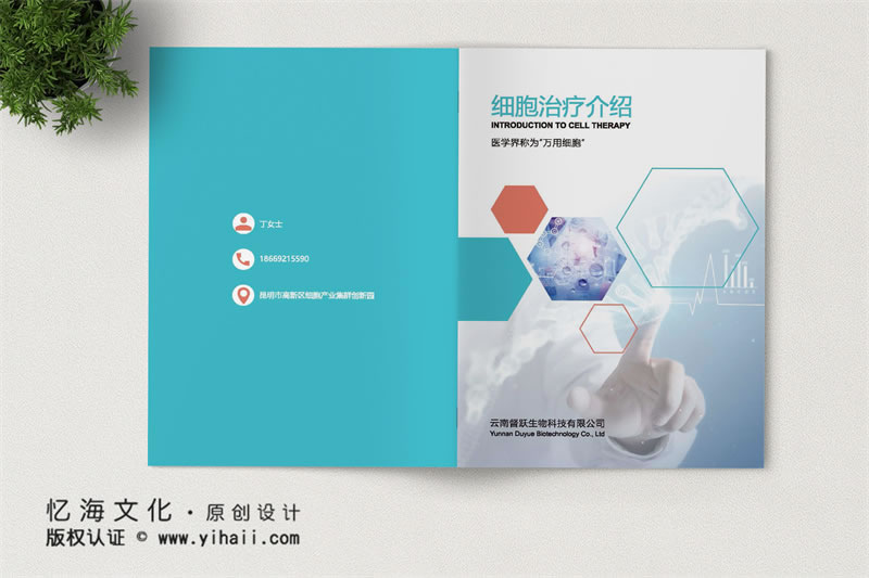 昆明忆海文化昆明企业宣传画册制作-公司宣传画册定制-生物科技公司画册设计