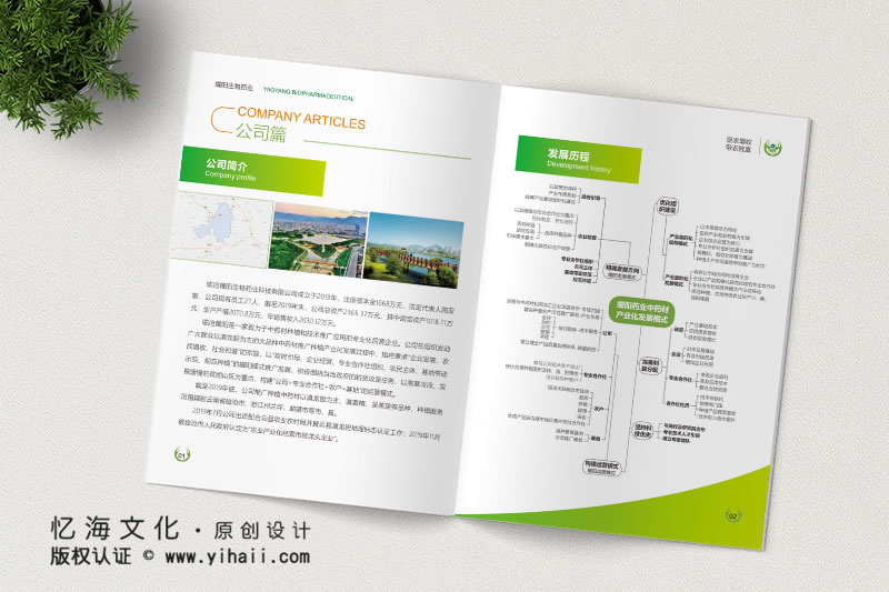 昆明忆海文化-企业画册定制设计-临沧生物科技画册制作