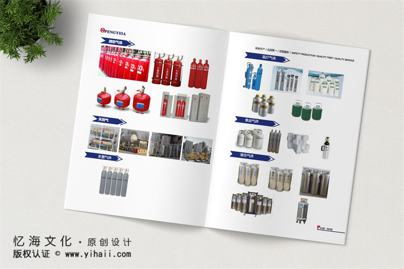 昆明忆海文化-公司宣传画册设计制作-昆明工艺气体画册定制