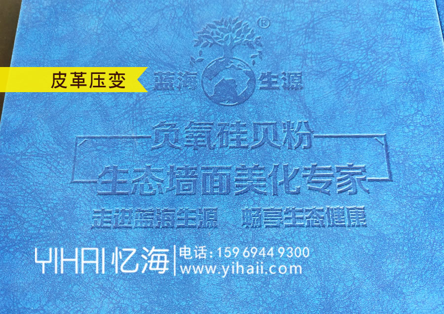 昆明忆海文化蓝海生源标准色卡设计制作